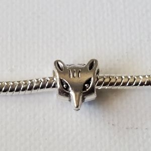 Charm. Fox.  Fits in Pandora Bracelet.  NWOT
